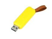 USB 2.0- флешка промо на 8 Гб прямоугольной формы, выдвижной механизм