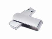 USB 3.0- флешка на 16 Гб глянцевая поворотная