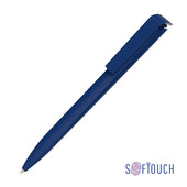 Ручка шариковая TRIAS SOFTTOUCH темно-синий