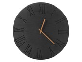 Часы деревянные "Лиара", 28 см, черный
