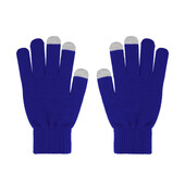 Перчатки женские для работы с сенсорными экранами синий