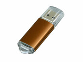 USB 2.0- флешка на 8 Гб с прозрачным колпачком