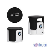 Беспроводная Bluetooth колонка "Echo", покрытие soft touch белый с черным