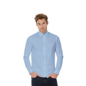 Рубашка с длинным рукавом London, размер XL  корпоративный голубой XL