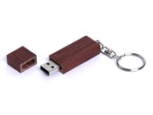 USB 2.0- флешка на 64 Гб прямоугольная форма, колпачок с магнитом