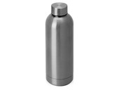 Вакуумная термобутылка "Cask" Waterline, soft touch, 500 мл, серебристый глянцевый