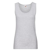 Майка женская "Lady-Fit Valueweight Vest", серо-лиловый_M, 100% х/б, 160 г/м2