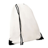 Рюкзак "Promo"; белый; 33х38,5х1см; полиэстер; шелкография