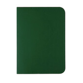 Обложка для паспорта  "Impression", 10*13,5 см, PU, зеленый с серым