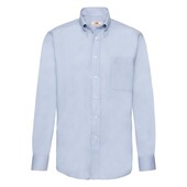 Рубашка "Long Sleeve Oxford Shirt", светло-голубой_XL, 70% х/б, 30% п/э, 135 г/м2