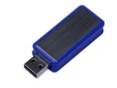 USB 3.0- флешка промо на 128 Гб прямоугольной формы, выдвижной механизм