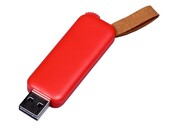 USB 2.0- флешка промо на 16 Гб прямоугольной формы, выдвижной механизм