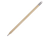Шестигранный карандаш с ластиком "Presto", натуральный