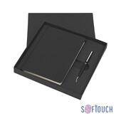 Подарочный набор "Парма", покрытие soft touch черный