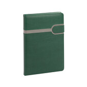 Ежедневник недатированный "Бари", формат А5 зеленый с серым