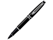 Ручка-роллер Waterman Expert, цвет: Black Laque CT, стержень: Fblk