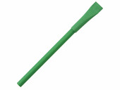 Ручка картонная с колпачком "Recycled", зеленый классик