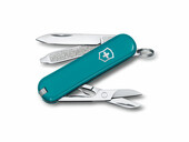 Нож-брелок VICTORINOX Classic SD Colors "Mountain Lake", 58 мм, 7 функций, тёмно-бирюзовый