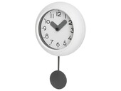 Настенные часы с маятником "Pendulum", белый